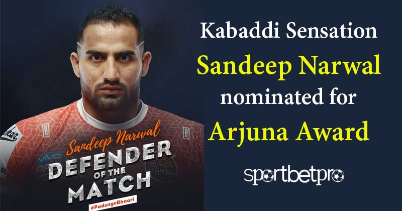 Kabaddi Sensation Sandeep Narwal nominated for Arjuna Award