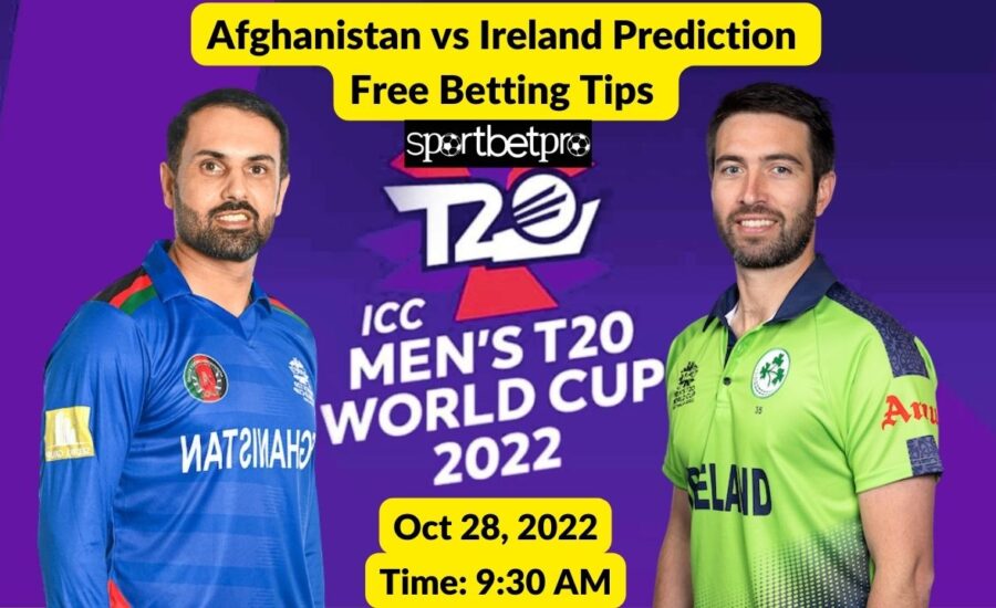 AFG vs IRE Betting Tips – Odds & Predictions, Head to Head, Pitch Report