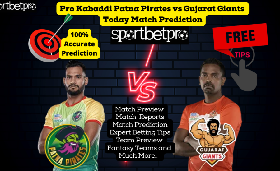 2nd Dec Patna Pirates vs Gujarat Giants Vivo Pro Kabaddi League (PKL) Match Prediction, PAT vs GUJ Betting Tips & Odds