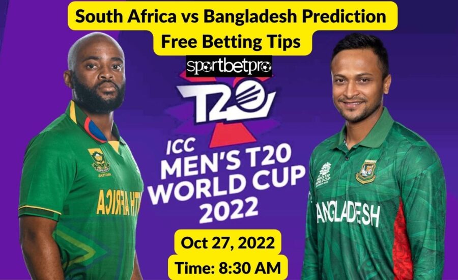 SA vs BAN Betting Tips – Odds & Predictions, Head to Head, Pitch Report