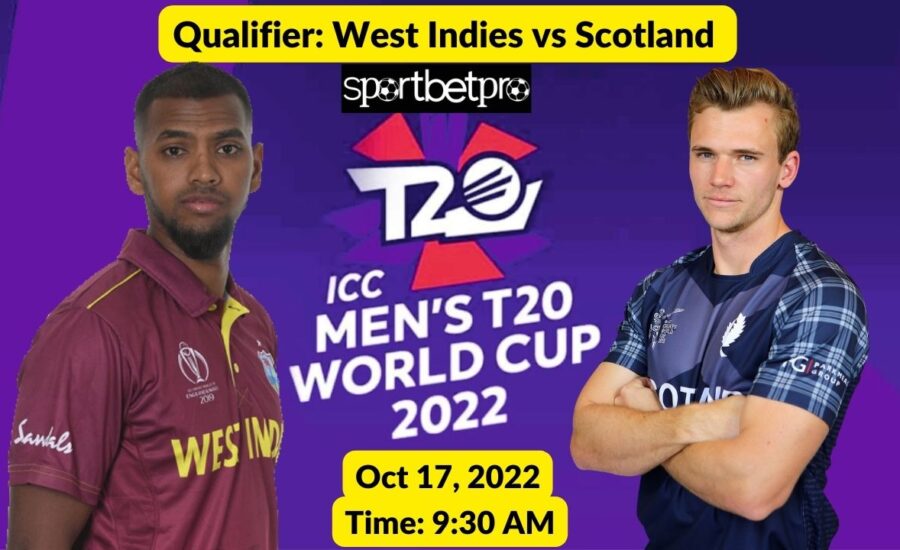 T20 World Cup 2022 Qualifiers: West Indies vs Scotland Today Match Prediction | Scotland vs West Indies Betting Tips, Dream11 Team, Playing 11, Pitch Report