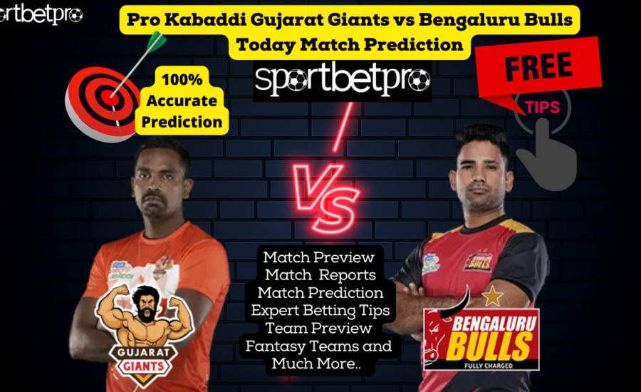 18th Nov Gujarat Giants vs Bengaluru Bulls Vivo Pro Kabaddi League (PKL) Match Prediction, Gujarat Giants vs Bengaluru Bulls Betting Tips & Odds