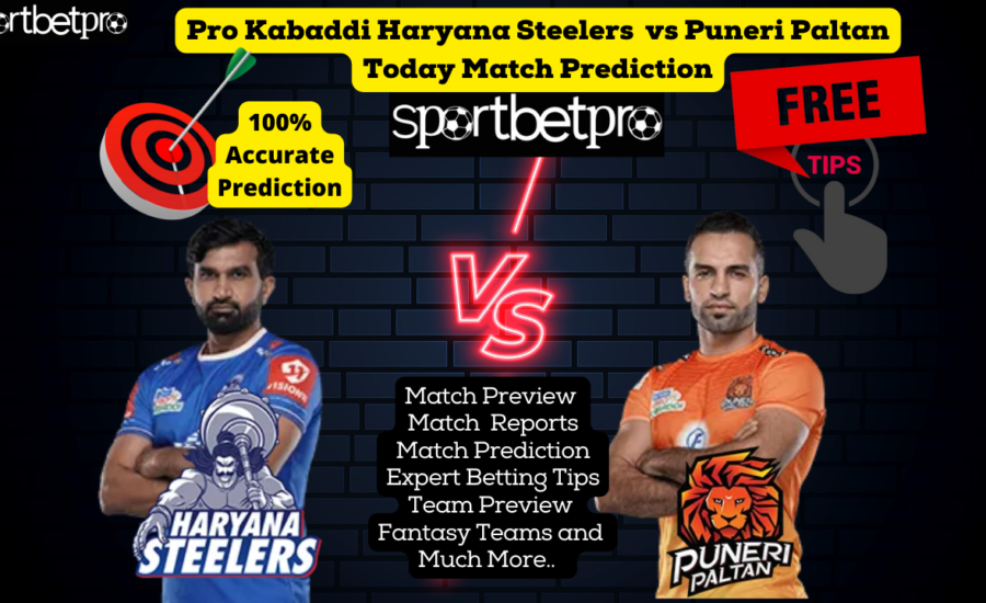 18th Nov Haryana Steelers vs Puneri Paltan Vivo Pro Kabaddi League (PKL) Match Prediction, Haryana Steelers vs Puneri Paltan Betting Tips & Odds