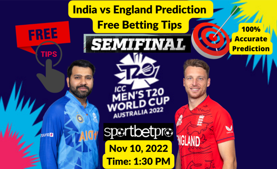Semi-final 2 IND vs ENG Betting Tips – Odds & Predictions, Head to Head, Pitch Report