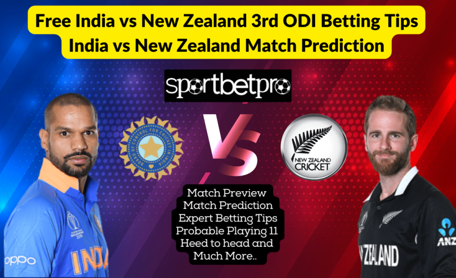 30th Nov IND vs NZ 3rd ODI Betting Tips – Odds & Predictions, Head to Head, Pitch Report