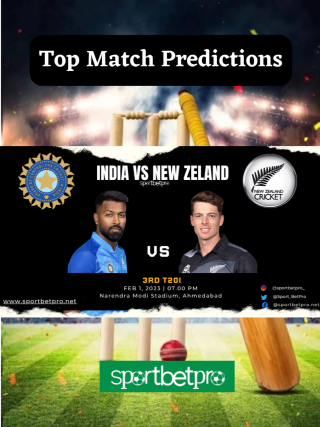 Top Match Predictions IND vs NZ 3rd T20i