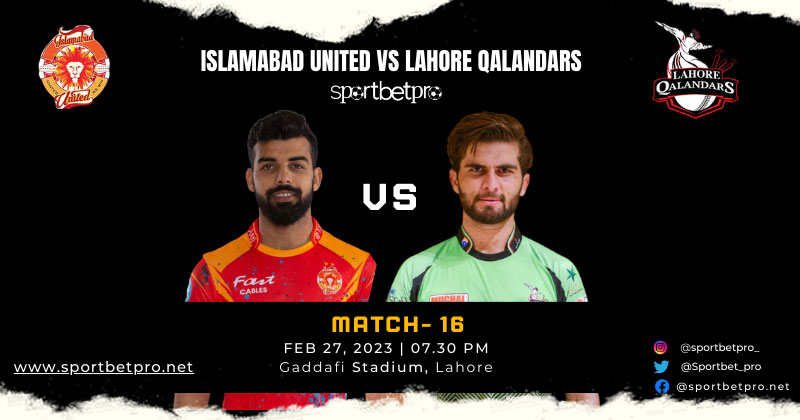 PSL 8 Lahore Qalandars vs Islamabad United Match Prediction and Data Analysis