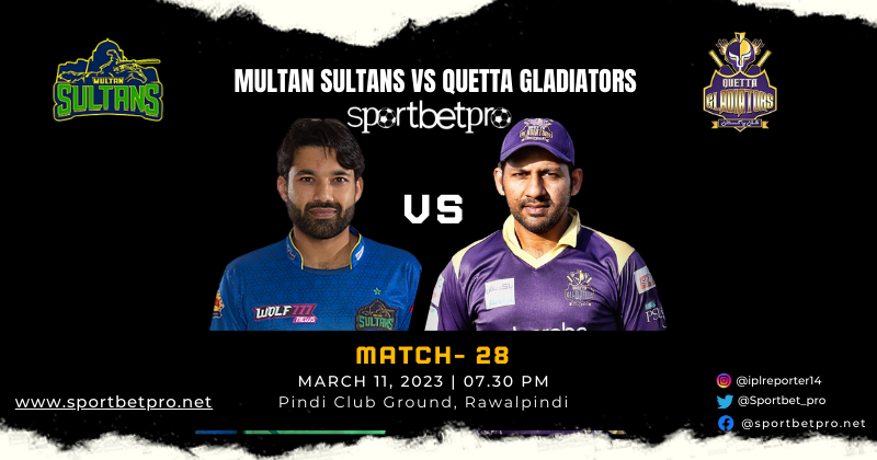 Multan Sultans vs Quetta Gladiators