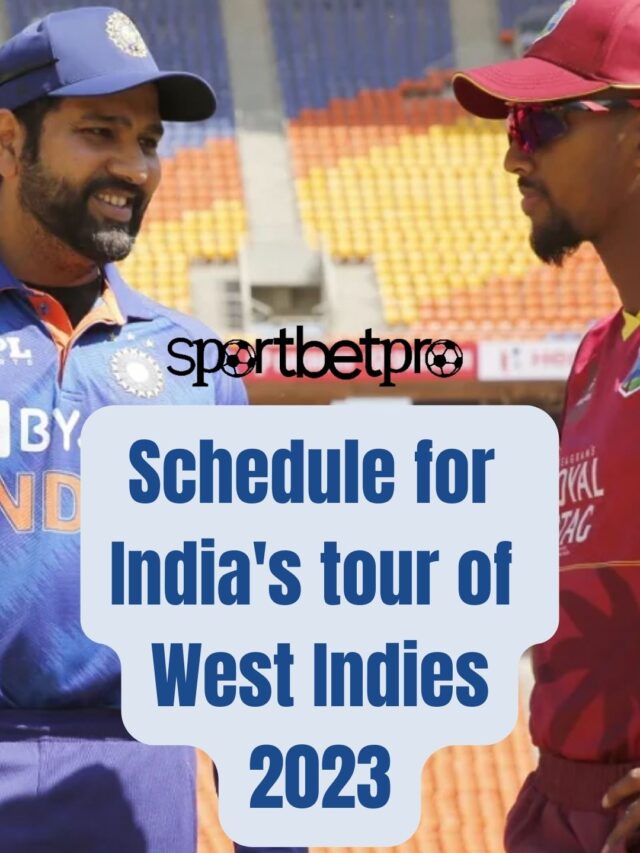 india tour of west indies 2023 schedule