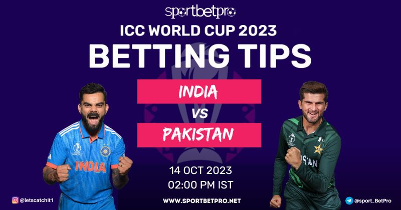 CWC 2023 India vs Pakistan Match Prediction, IND vs PAK Betting Tips, and Odds – Who Will Win Today’s Match?