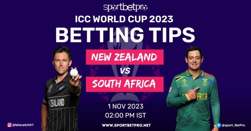 CWC 2023 New Zealand vs South Africa Match Prediction, NZ vs SA Betting Tips, and Odds – Who Will Win Today’s Match?