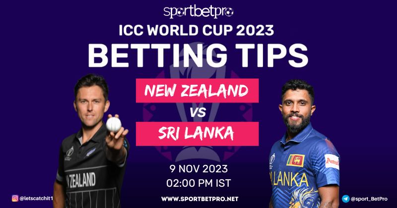 CWC 2023 New Zealand vs Sri Lanka Match Prediction, NZ vs SL Betting Tips, and Odds – Who Will Win Today’s Match?