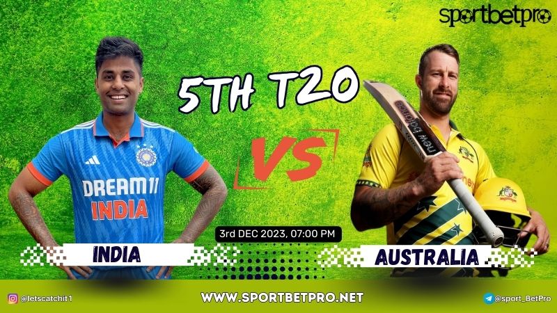 5th Match T20 Series: India vs Australia Today Match Prediction, IND vs AUS Betting Tips, and Odds – Who Will Win Today’s Match?