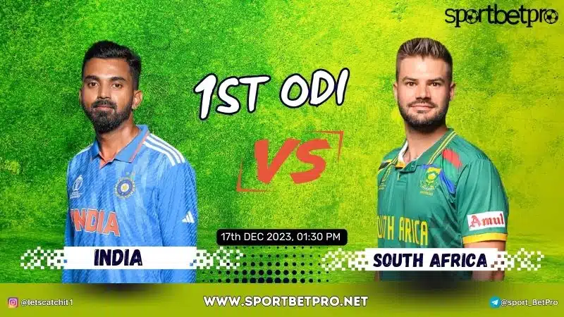 1st Match ODI Series: India vs South Africa Match Prediction, IND vs SA Betting Tips, and Odds – Who Will Win Today’s Match?