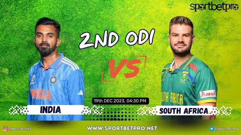 2nd Match ODI Series: India vs South Africa Match Prediction, IND vs SA Betting Tips, and Odds – Who Will Win Today’s Match?
