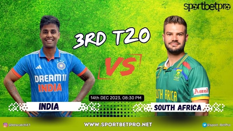3rd Match T20 Series: India vs South Africa Match Prediction, IND vs SA Betting Tips, and Odds – Who Will Win Today’s Match?